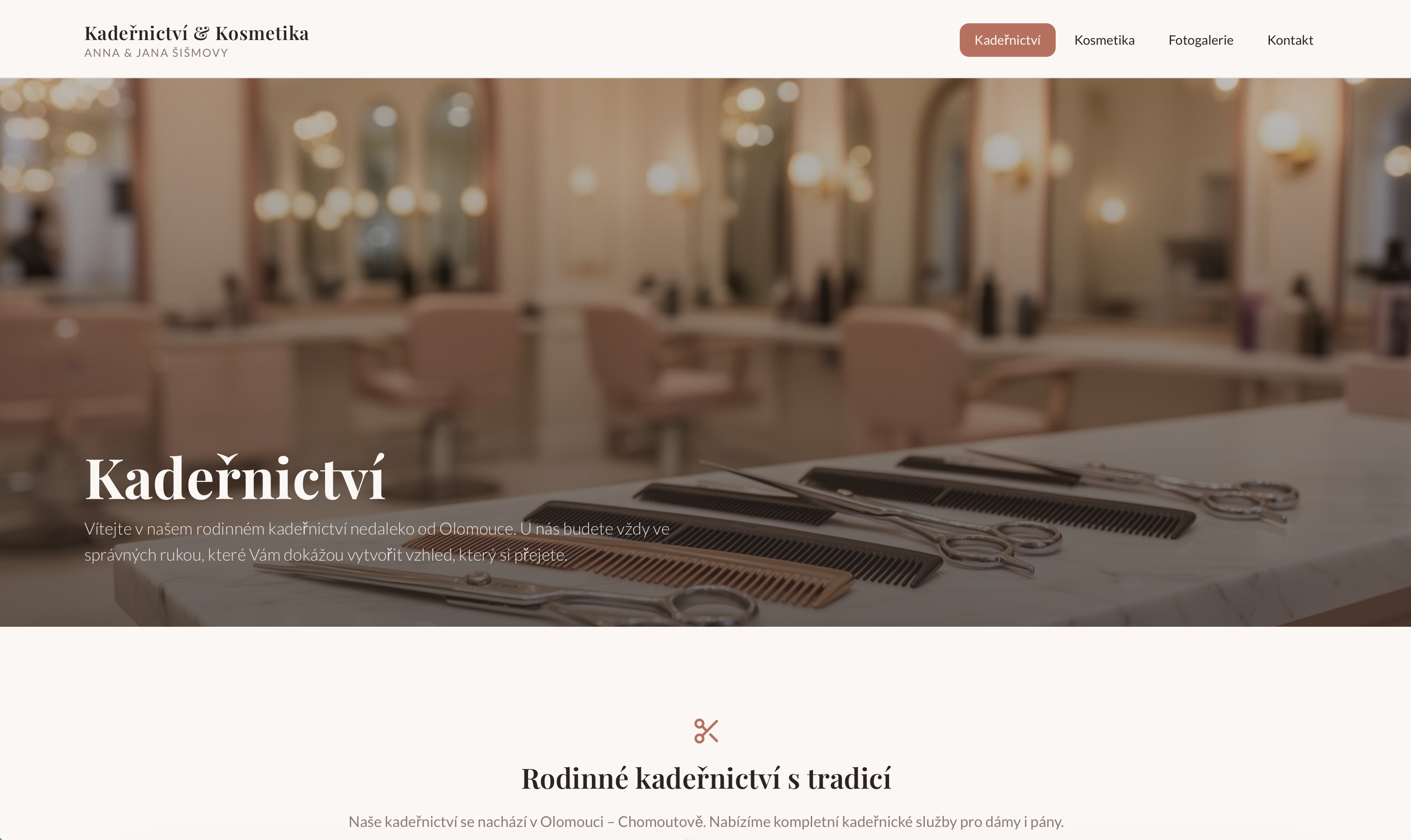 Kadeřnictví & Kosmetika Jana Šišmová